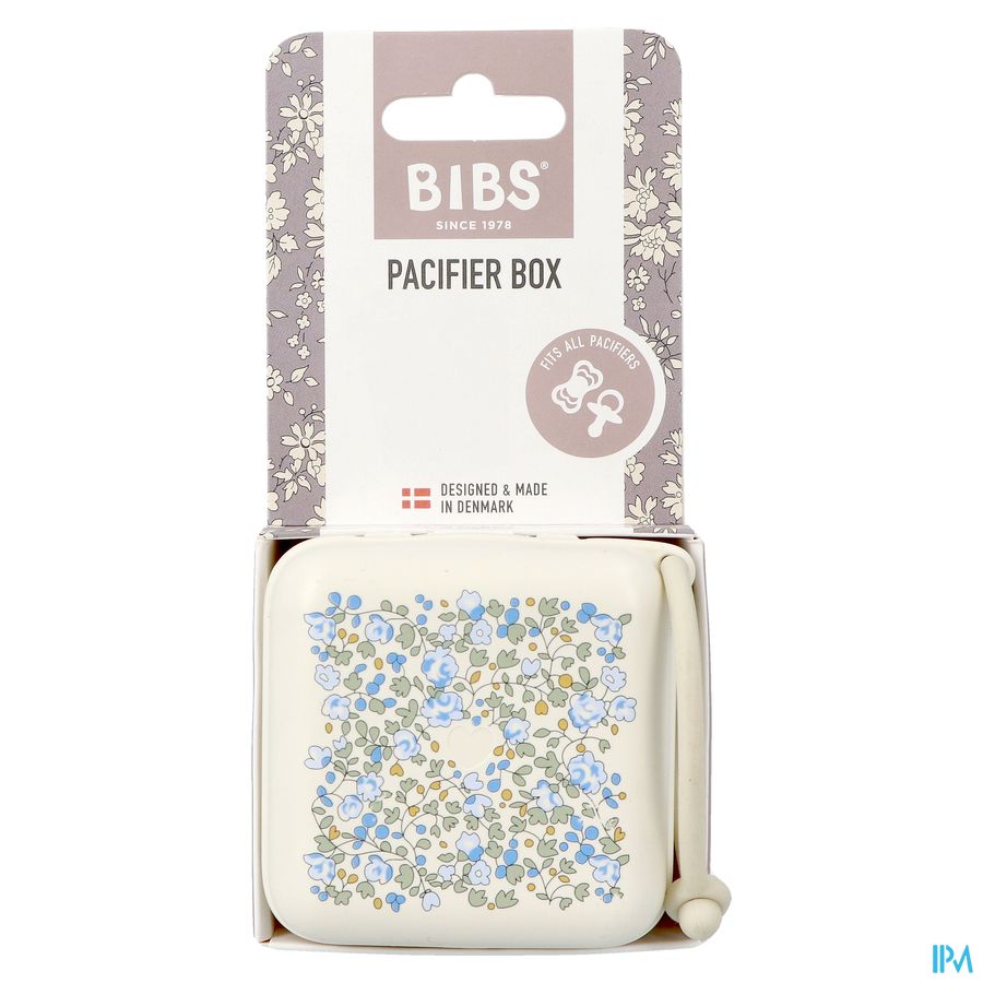 Bibs Fopspeenbox Liberty Ivory&sage 1