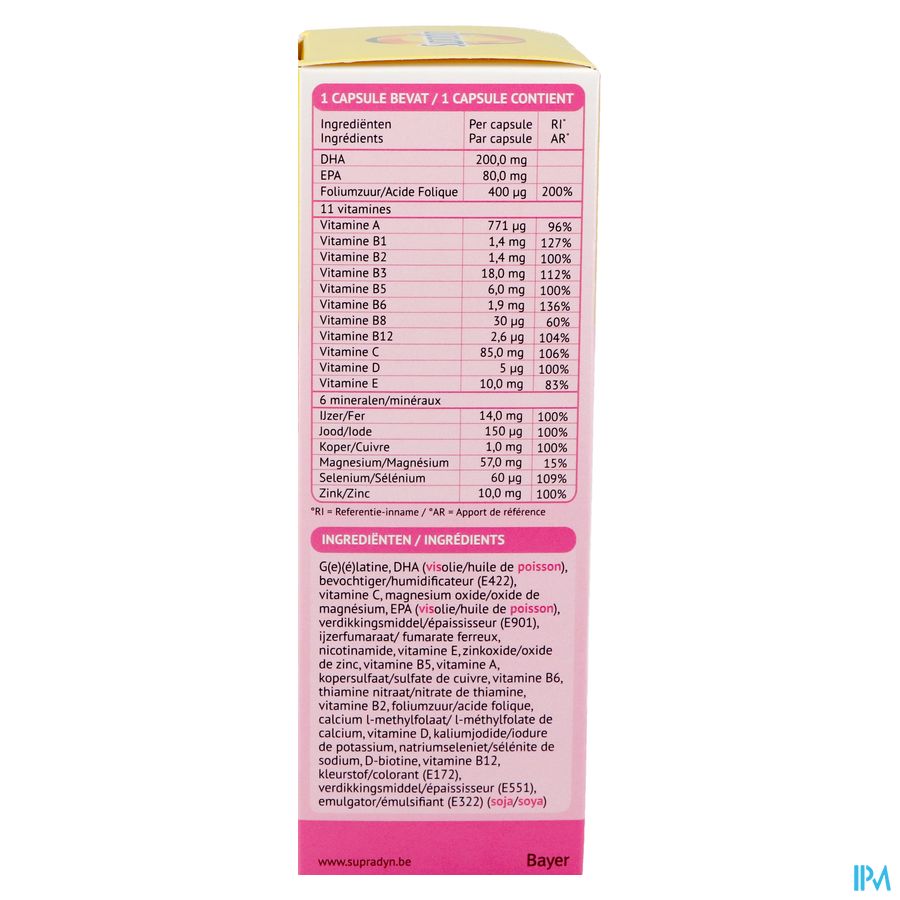 Supradyn Prenatal Caps 60 8