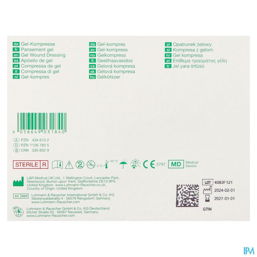 Suprasorb g Compresse New 5x6,5cm 5 33630 9