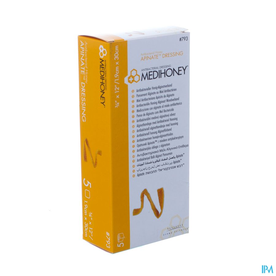 Medihoney Pans Alginate Miel A/bact. 2x30cm 5 1