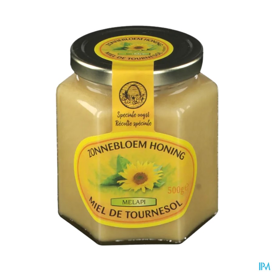 Melapi Miel Tournesol Tendre 500g 5536 Revogan