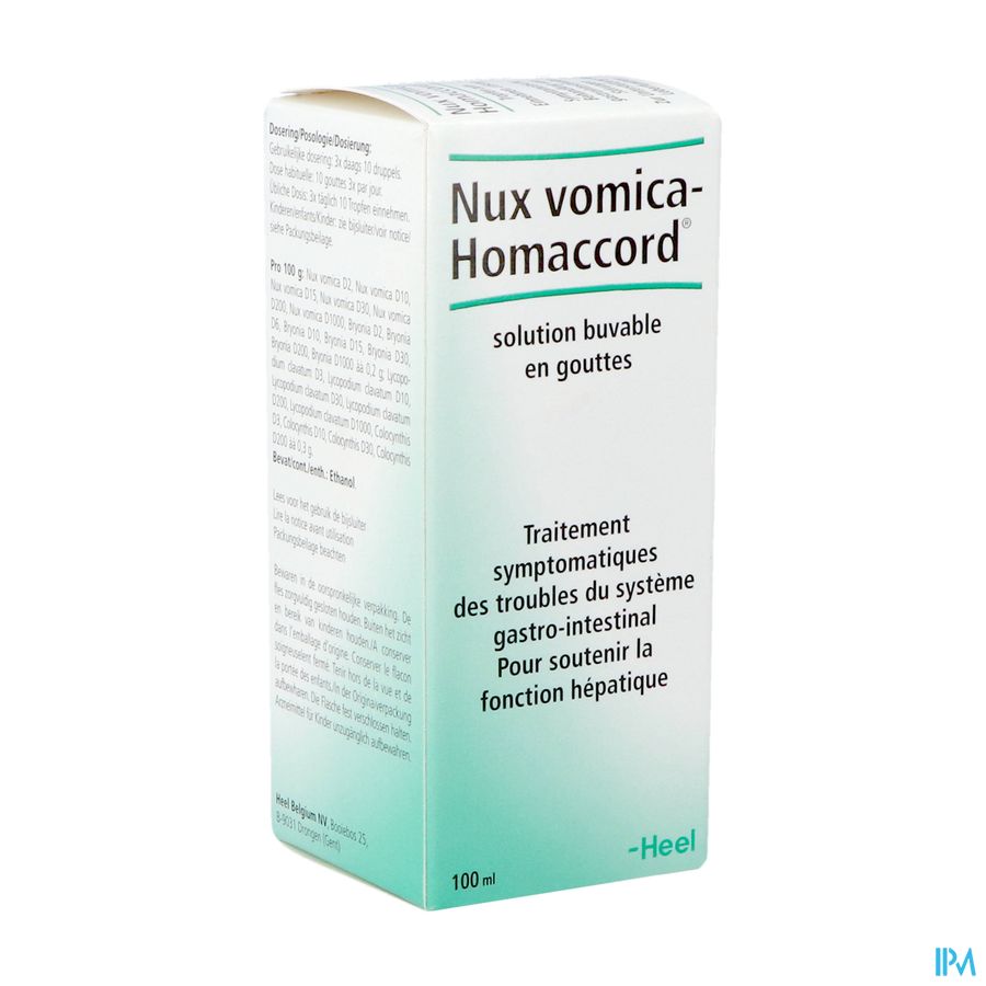 Nux Vomica-homaccord Gutt 100ml Heel Nux Vomica-homaccord Gutt 100ml Heel