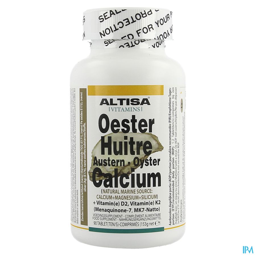 Altisa Ca Oester + D2 + K2 Comp 90 Altisa Ca Oester + D2 + K2 Comp 90