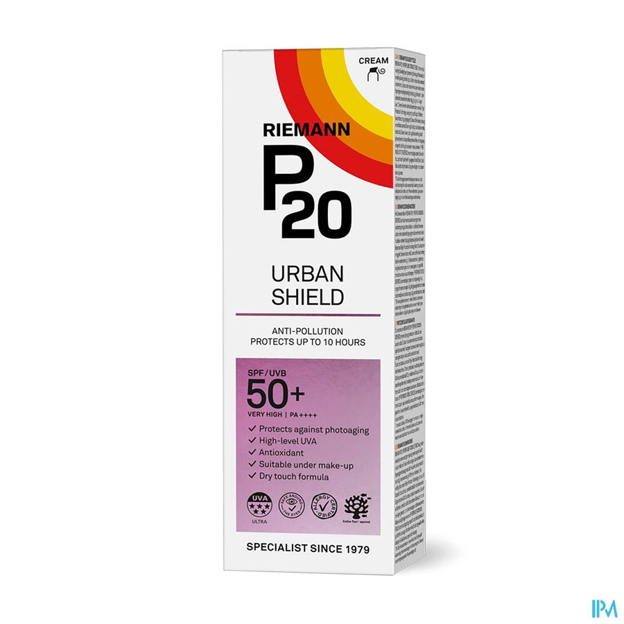 P20 Lotion Solaire Urban Shield Spf50+ 50g P20 Lotion Solaire Urban Shield Spf50+ 50g