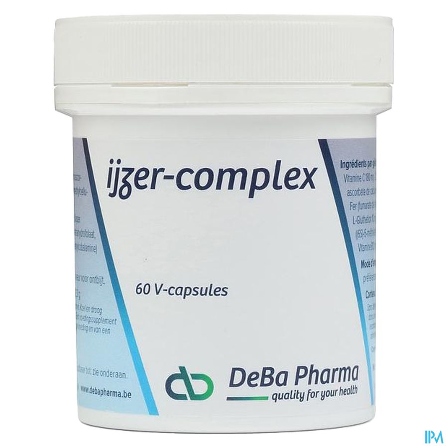 Fer Complex Vegetat. Caps 60x25mg Deba 3