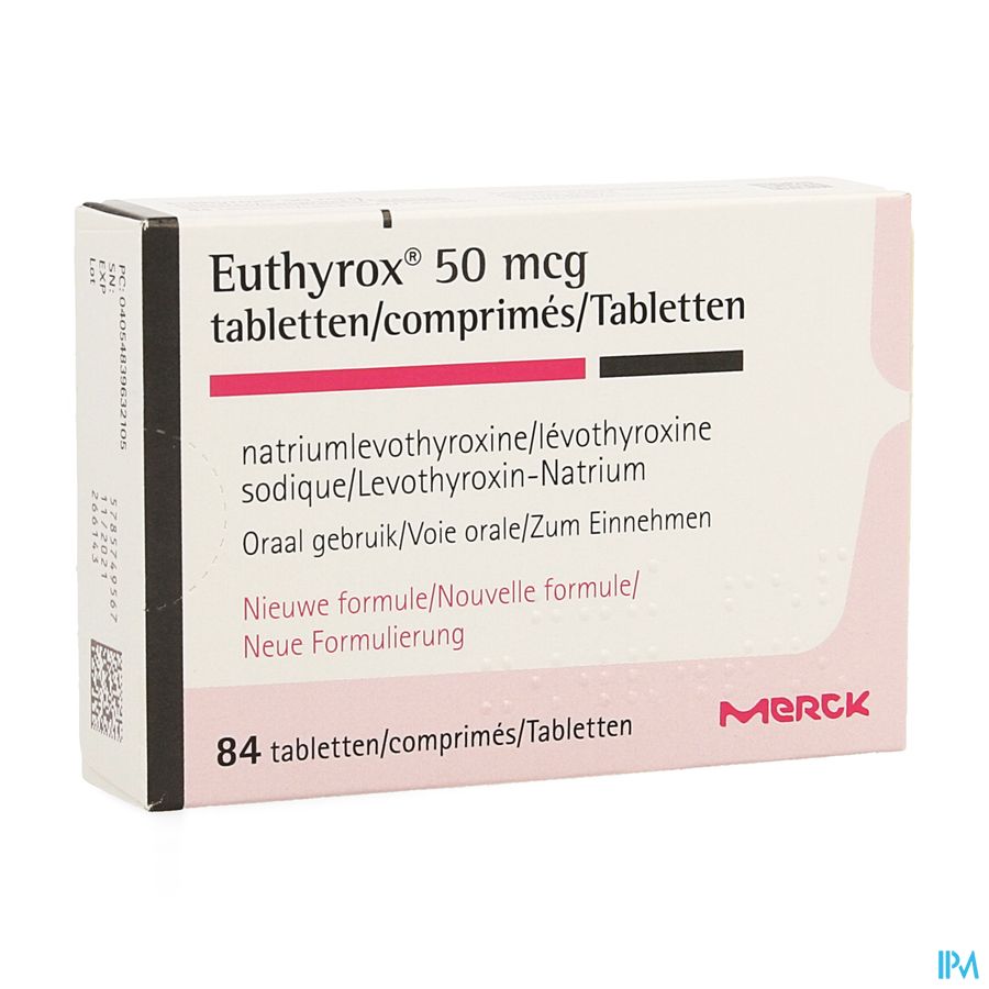 Euthyrox 50mcg Comp 84 Nf