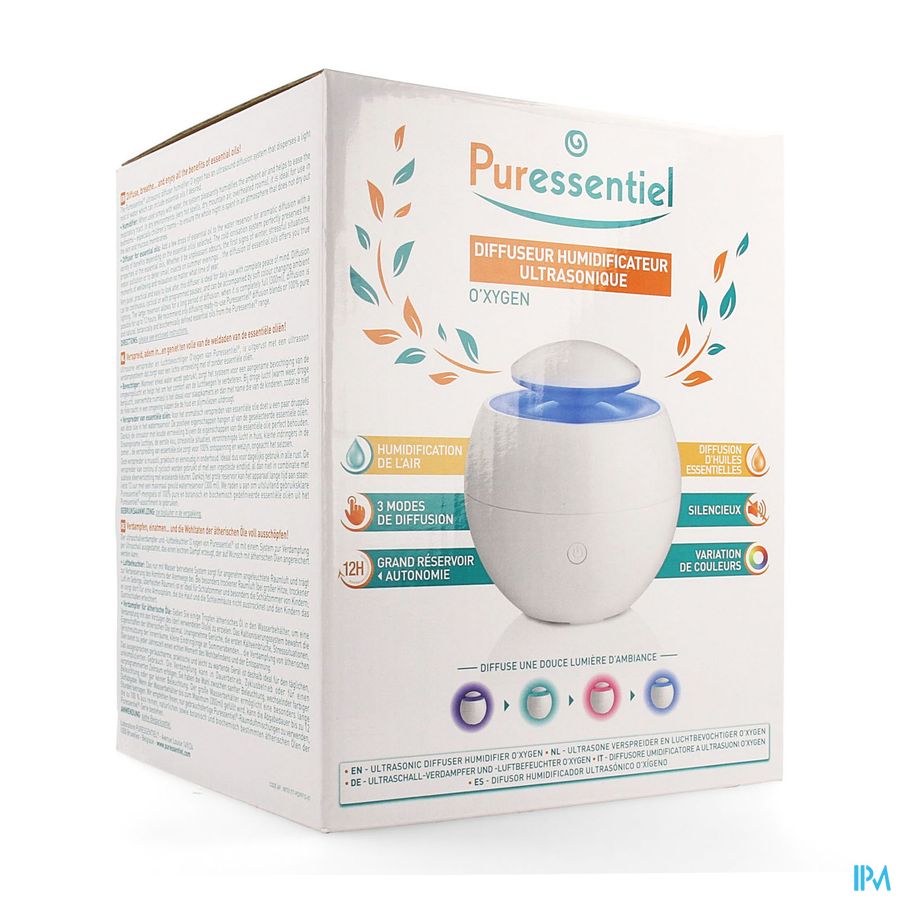 Puressentiel Verspreider Ultrasonisch Zuurstof Puressentiel Verspreider Ultrasonisch Zuurstof