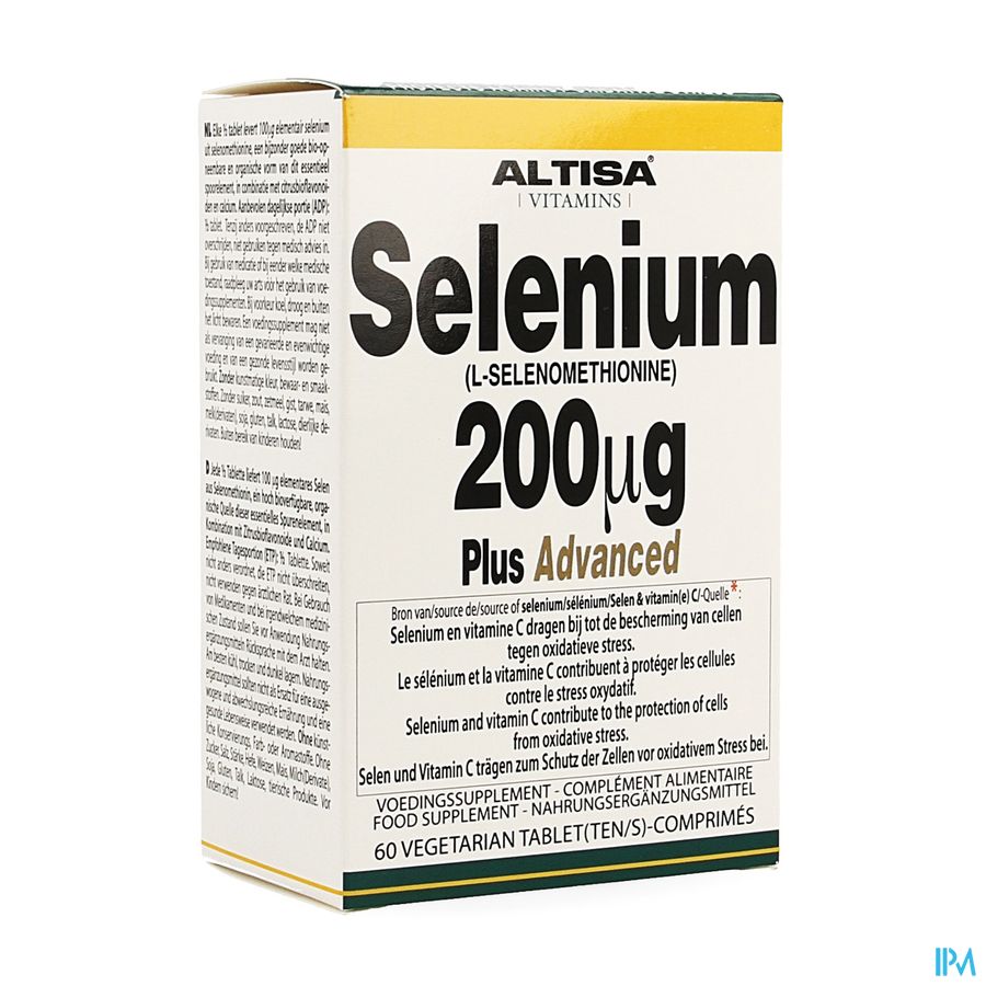 Altisa Selenium 200mcg Plus Advanced Comp 60 Altisa Selenium 200mcg Plus Advanced Comp 60