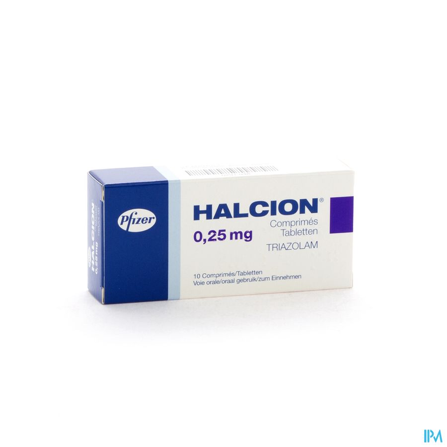 Halcion Tabl 10 X 0,250mg Halcion Tabl 10 X 0,250mg