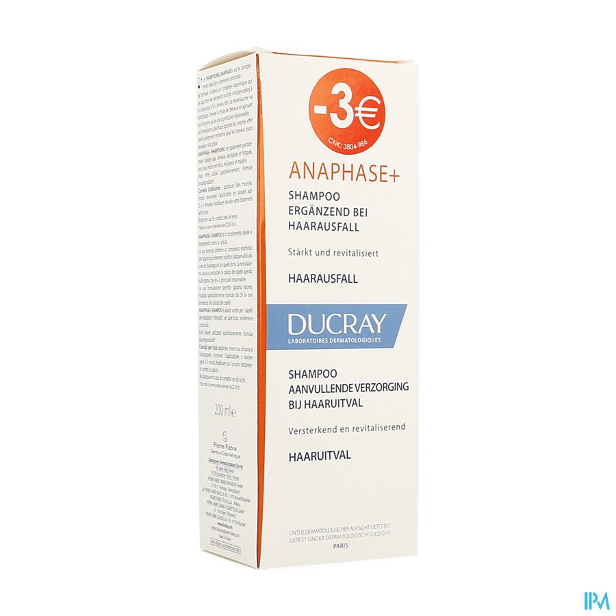 Ducray Anaphase+ Sh 200ml Promo -3€ Ducray Anaphase+ Sh 200ml Promo -3€