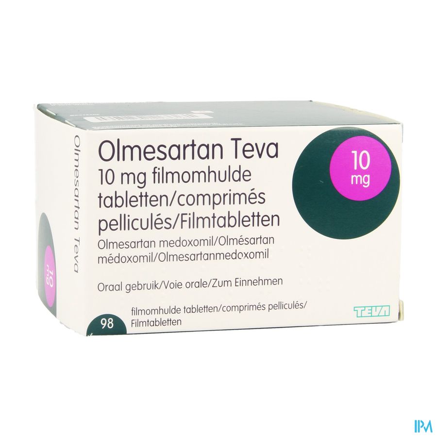Olmesartan Teva Generics 10mg Comp Pell 98