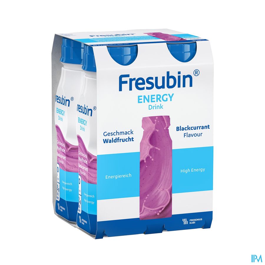 Fresubin Energy Drink 200ml Cassis/zwarte Bessen Fresubin Energy Drink 200ml Cassis/zwarte Bessen