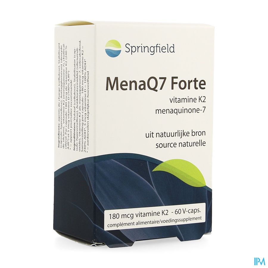 Menaq7 Vit K2 Forte Springfield Pot Caps 60 Menaq7 Vit K2 Forte Springfield Pot Caps 60