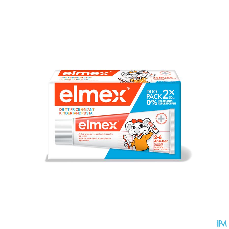 Elmex Kindertandpasta 2-6j 2x50ml 4