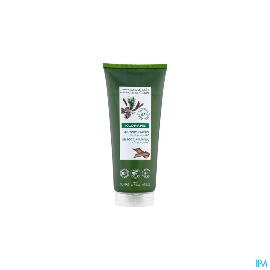 Klorane Corps Douche Gel Ecorce Cedre 200ml 2