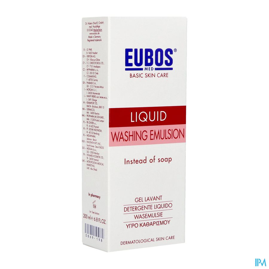 Eubos Zeep Vloeibaar Roze 200ml Eubos Zeep Vloeibaar Roze 200ml