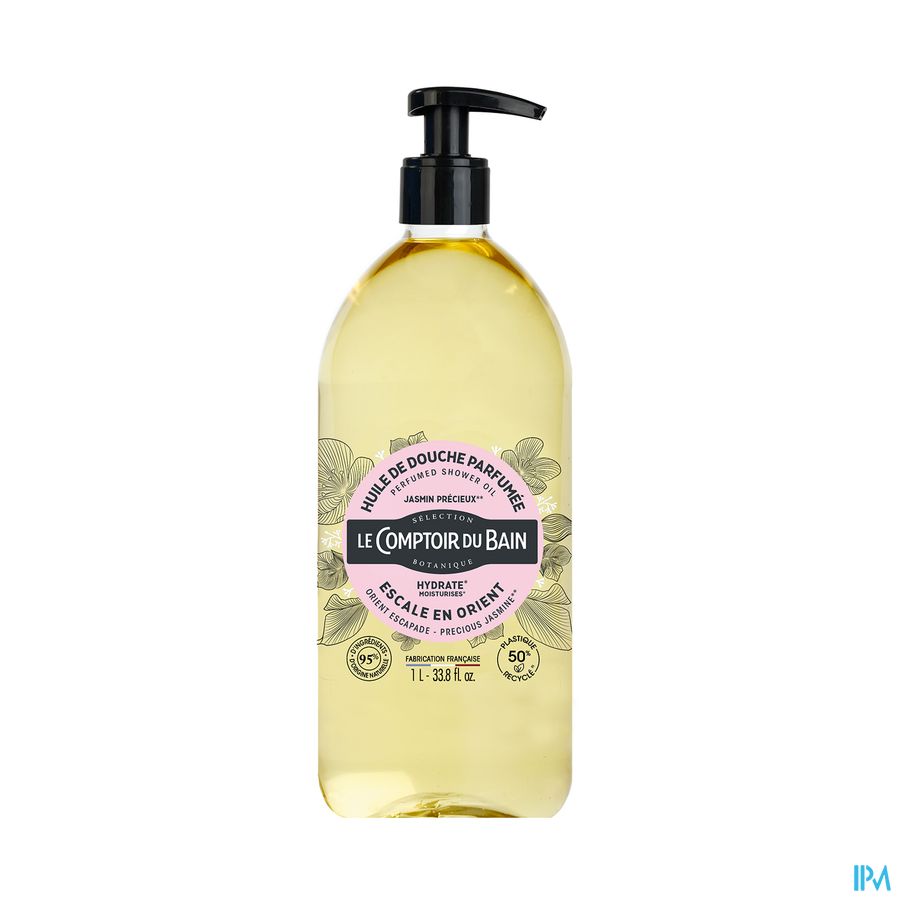 Le Comptoir Du Bain Huile Douche Jasmin Fl 1l Le Comptoir Du Bain Huile Douche Jasmin Fl 1l