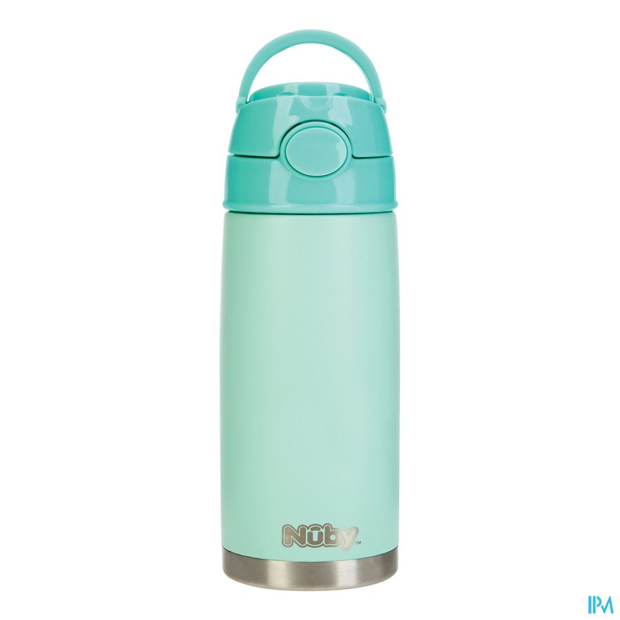 Nuby Pastel Thermosbeker Inox 420ml Groen 3j+ 1