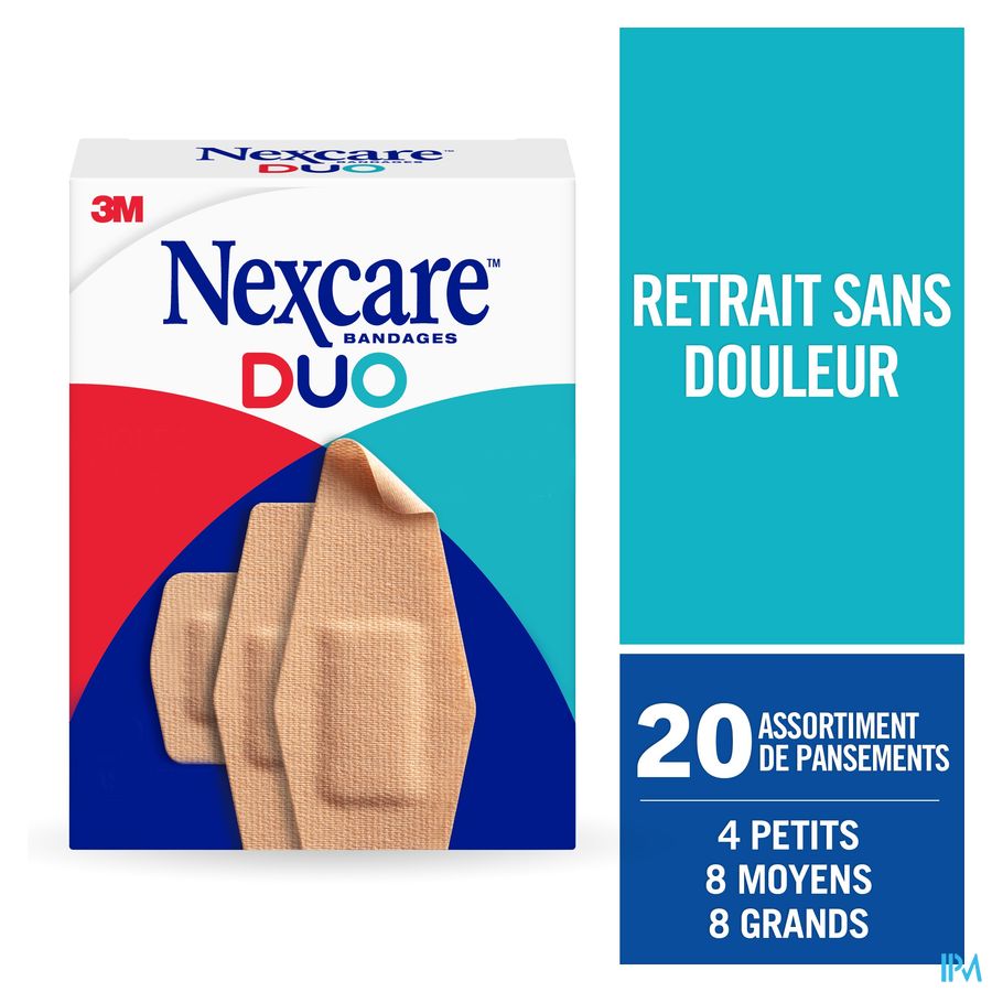 Nexcare 3m Duo Pansement Assortiment 20 21