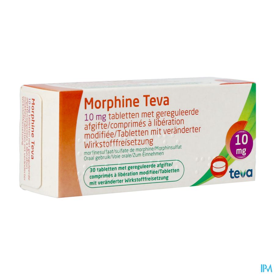 Morphine Teva 10 Comp 30x 10mg Morphine Teva 10 Comp 30x 10mg