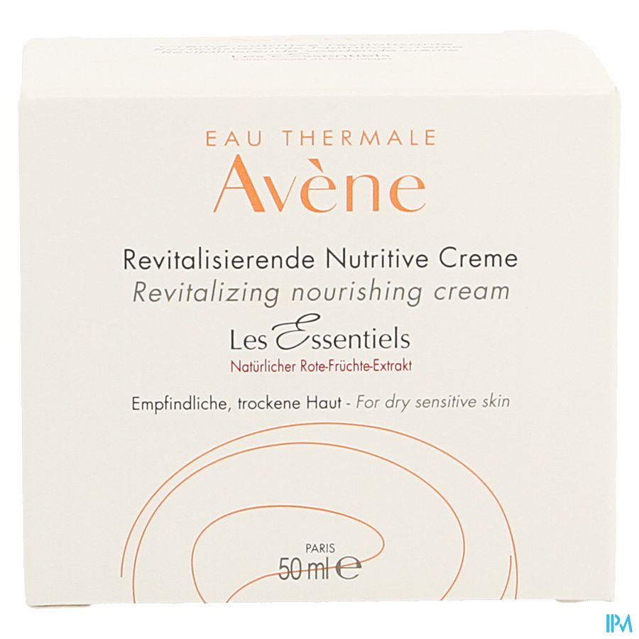 Avene Essentiels Revital. Voedende Creme 50ml 2