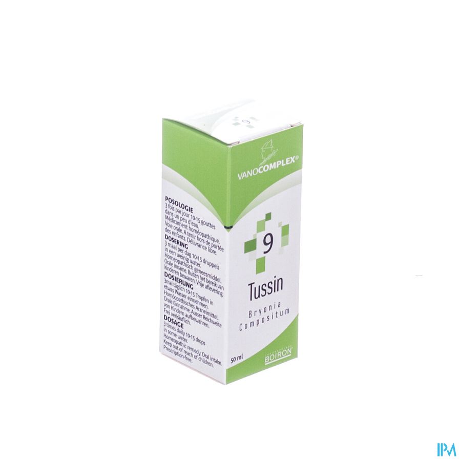 Vanocomplex N 9 Tussin Gutt 50ml Unda Vanocomplex N 9 Tussin Gutt 50ml Unda