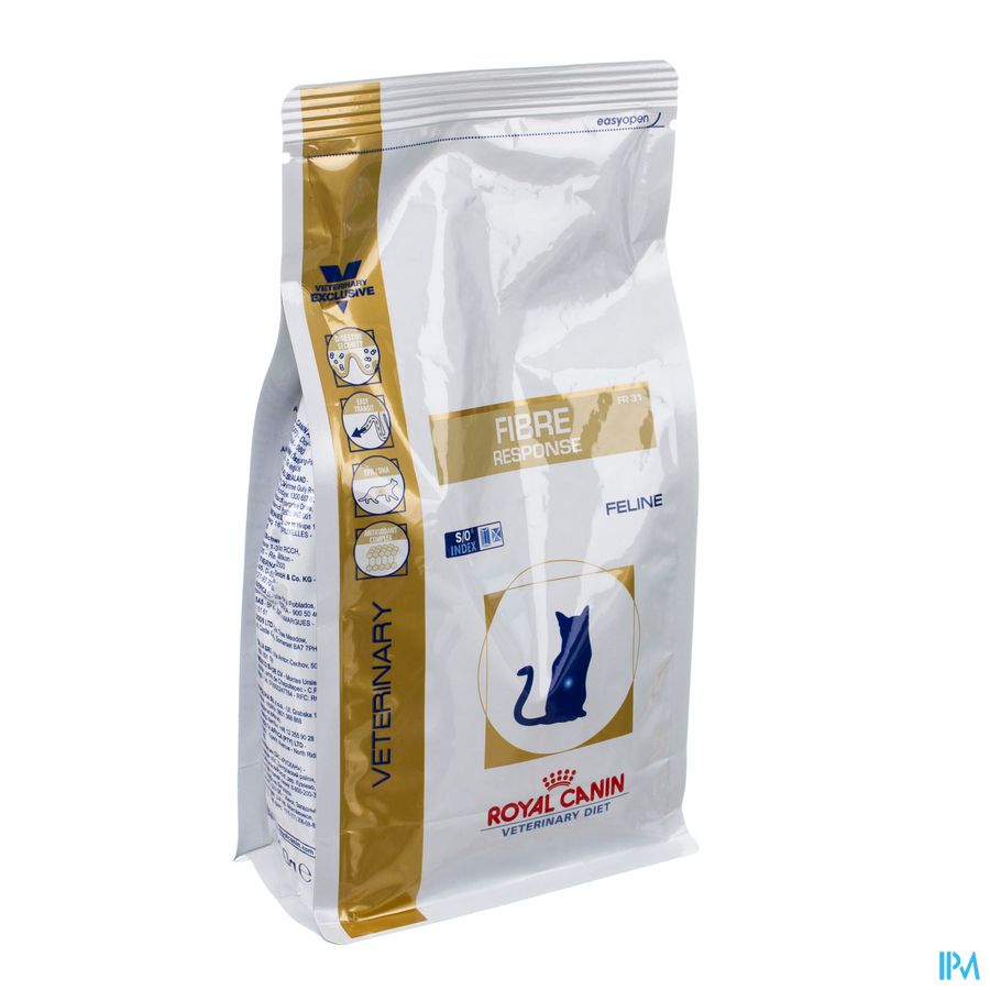 Vdiet Gastro Intestinal Fiber Resp Feline 400g