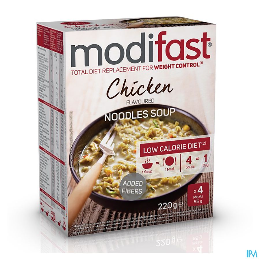 Modifast Lcd Chicken Noodles Zakje 4x55g Modifast Lcd Chicken Noodles Zakje 4x55g