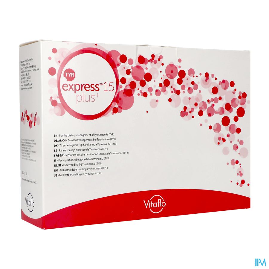 Tyr Express Plus 15 Niet Gearomatiseerd 30x25g Tyr Express Plus 15 Niet Gearomatiseerd 30x25g