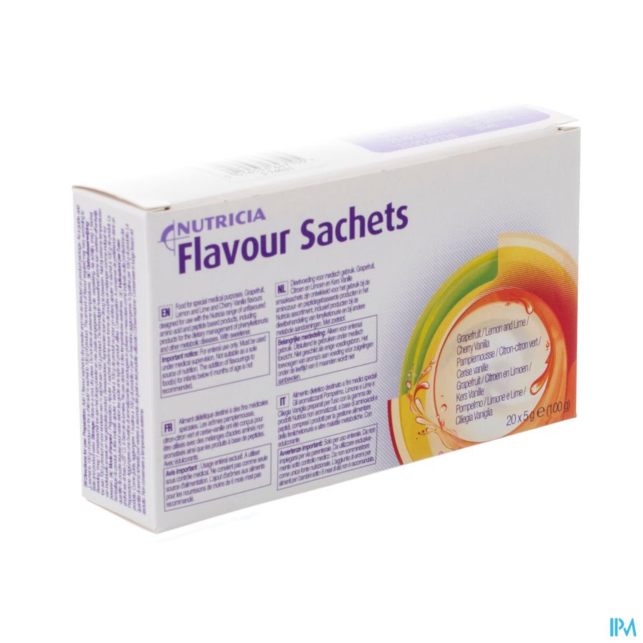 Flavour Cerise-vanille Sachet 20x5g Flavour Cerise-vanille Sachet 20x5g