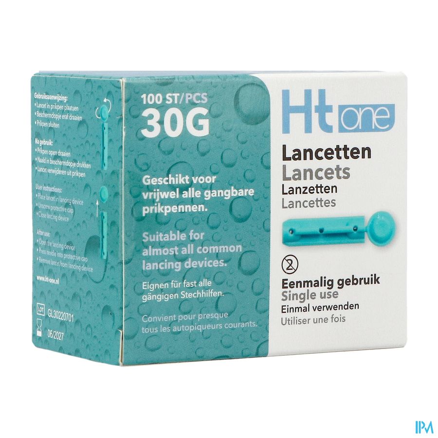 Ht One Lancetten 30g 100 Ht One Lancetten 30g 100
