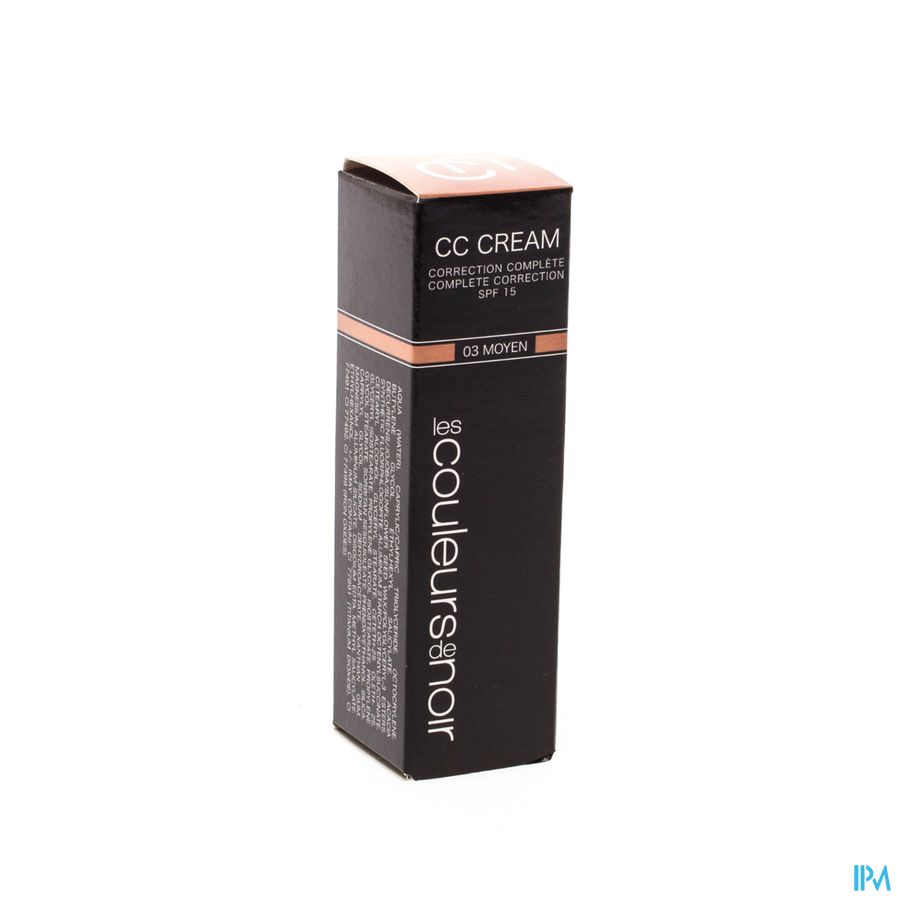 Les Couleurs De Noir Cc Cream 03 Beige Moyen 30ml