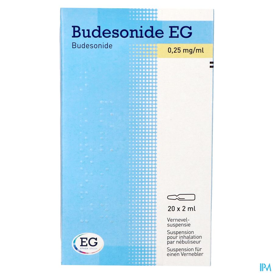 Budesonide EG 0,25Mg/Ml Vernevelsusp Amp 20X2Ml 2