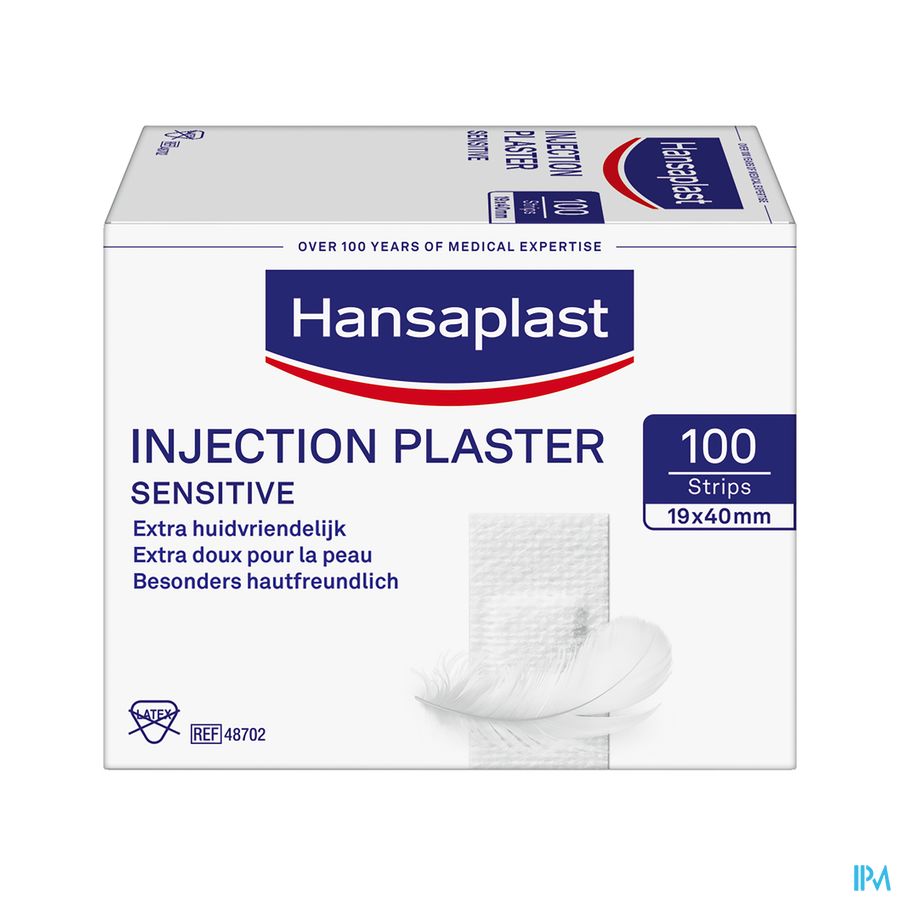 Hansaplast Elastic Sens. Inject.plaster Strips 100 Hansaplast Elastic Sens. Inject.plaster Strips 100