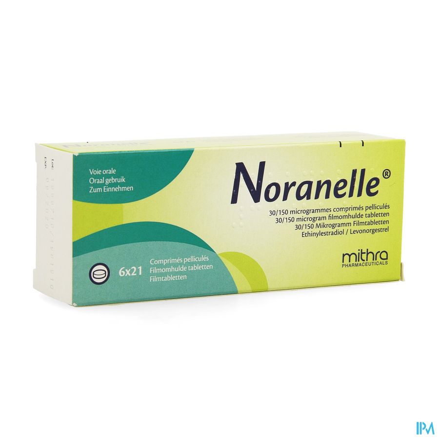 Noranelle 30/150mcg Comp Pell 6 X 21 Noranelle 30/150mcg Comp Pell 6 X 21