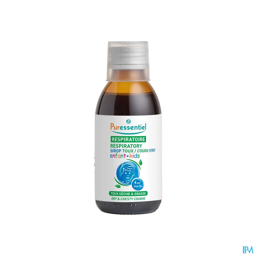 Puressentiel Ademhaling Hoestsiroop Kind 140ml Puressentiel Ademhaling Hoestsiroop Kind 140ml