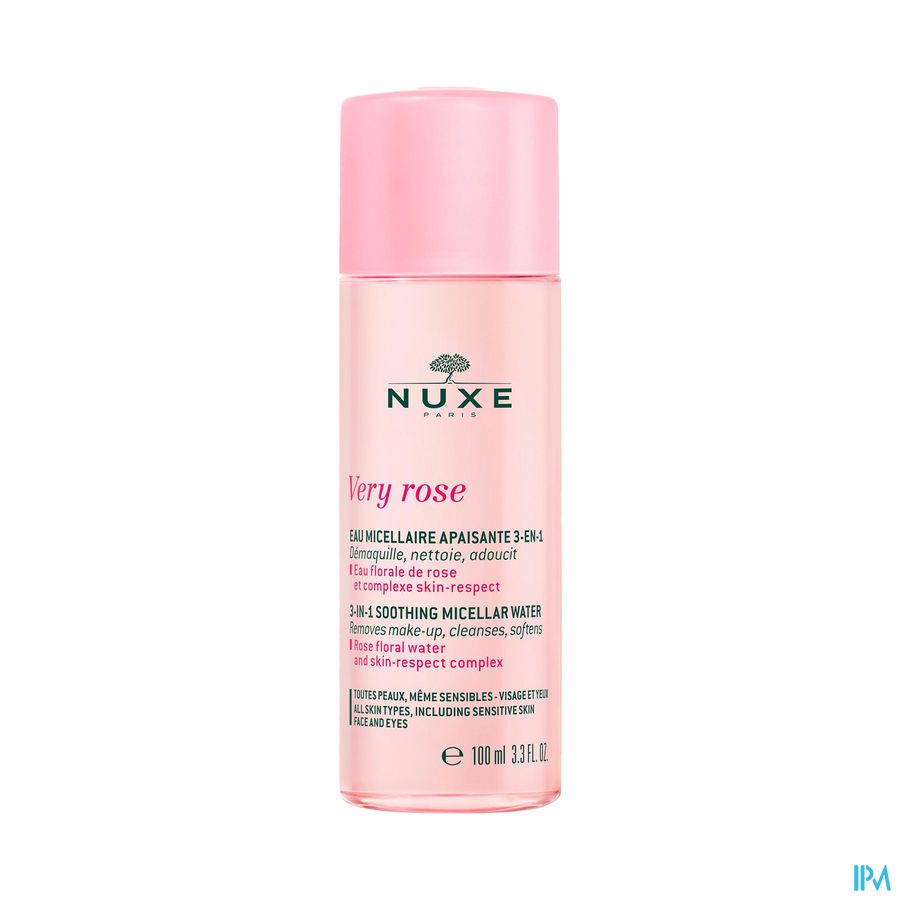Nuxe Very Rose Eau Micel. Apaisante 3in1 100ml Nf Nuxe Very Rose Eau Micel. Apaisante 3in1 100ml Nf