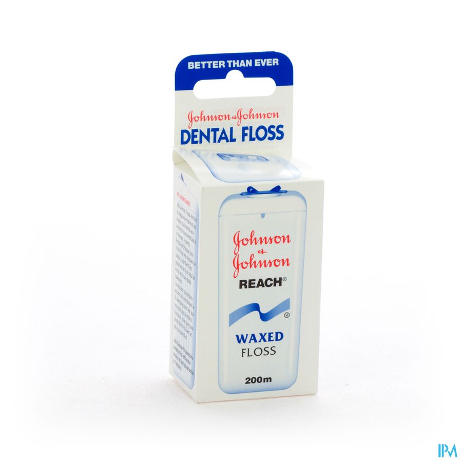Johnson Reach Dental Floss Waxed 200m Johnson Reach Dental Floss Waxed 200m