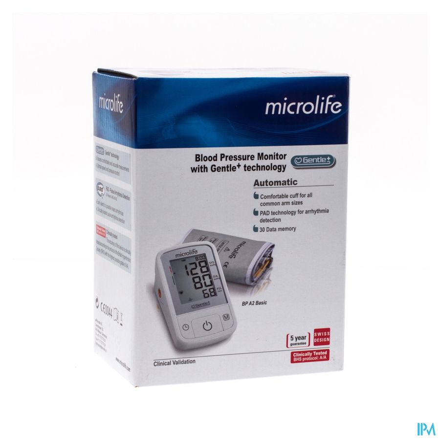 Microlife Bpa2 Bloeddrukmeter Basic Microlife Bpa2 Bloeddrukmeter Basic