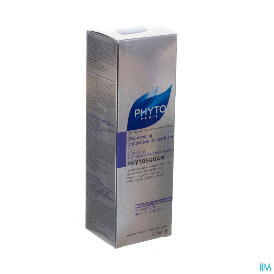 Phytosquam Pellicules Et Cheveux Grasses Fl 200ml Phytosquam Pellicules Et Cheveux Grasses Fl 200ml