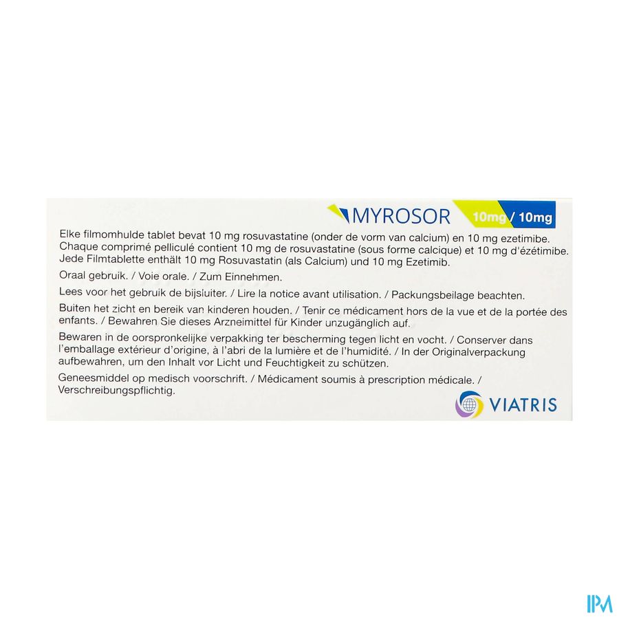 Myrosor 10mg/10mg Pi Pharma Comp Pell 90 Pip 1