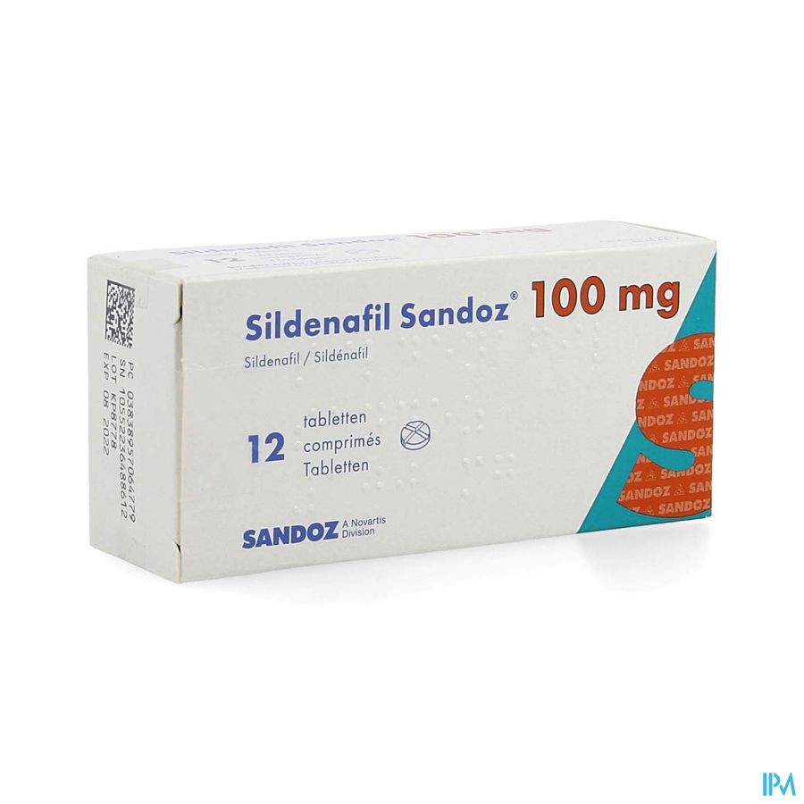 Sildenafil Sandoz 100mg Comp Pell 12x100mg Sildenafil Sandoz 100mg Comp Pell 12x100mg