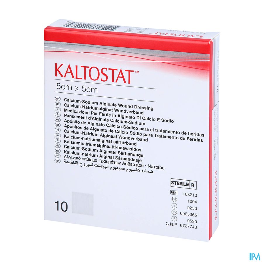 Kaltostat Verb 5,0x 5,0cm Ster 10s Kaltostat Verb 5,0x 5,0cm Ster 10s