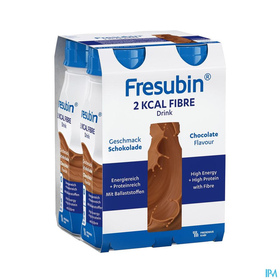 Fresubin 2 Kcal Fibre Drink 200ml Chocolat/chocolade Fresubin 2 Kcal Fibre Drink 200ml Chocolat/chocolade