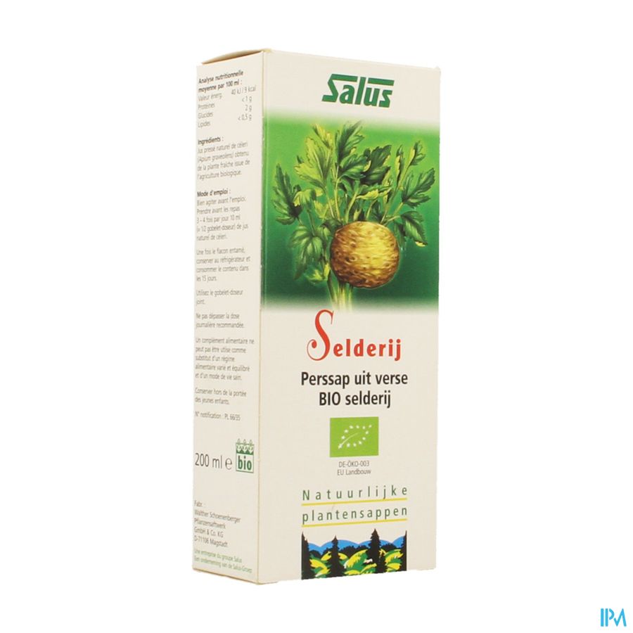 Salus Selderijsap Bio 200ml Salus Selderijsap Bio 200ml