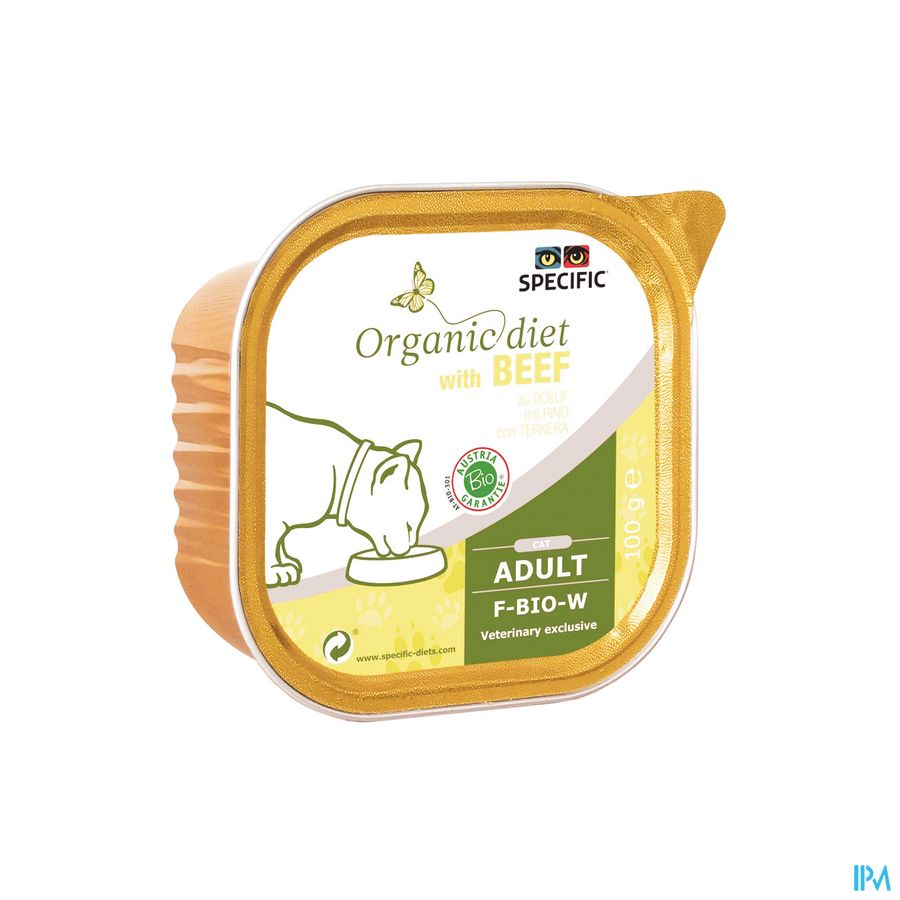 Specific F-bio-w Organic Beef 5x150g Specific F-bio-w Organic Beef 5x150g