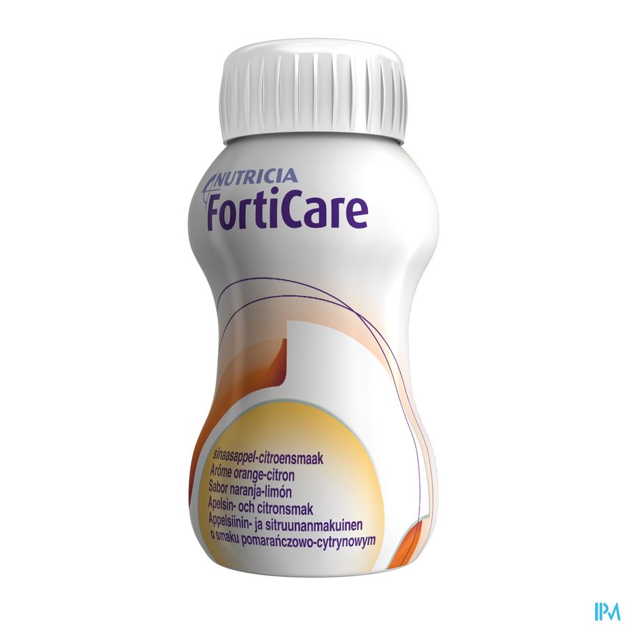 Forticare Drankje Aroma Sinaas-Citroen Flessen 4x125ml Forticare Drankje Aroma Sinaas-Citroen Flessen 4x125ml