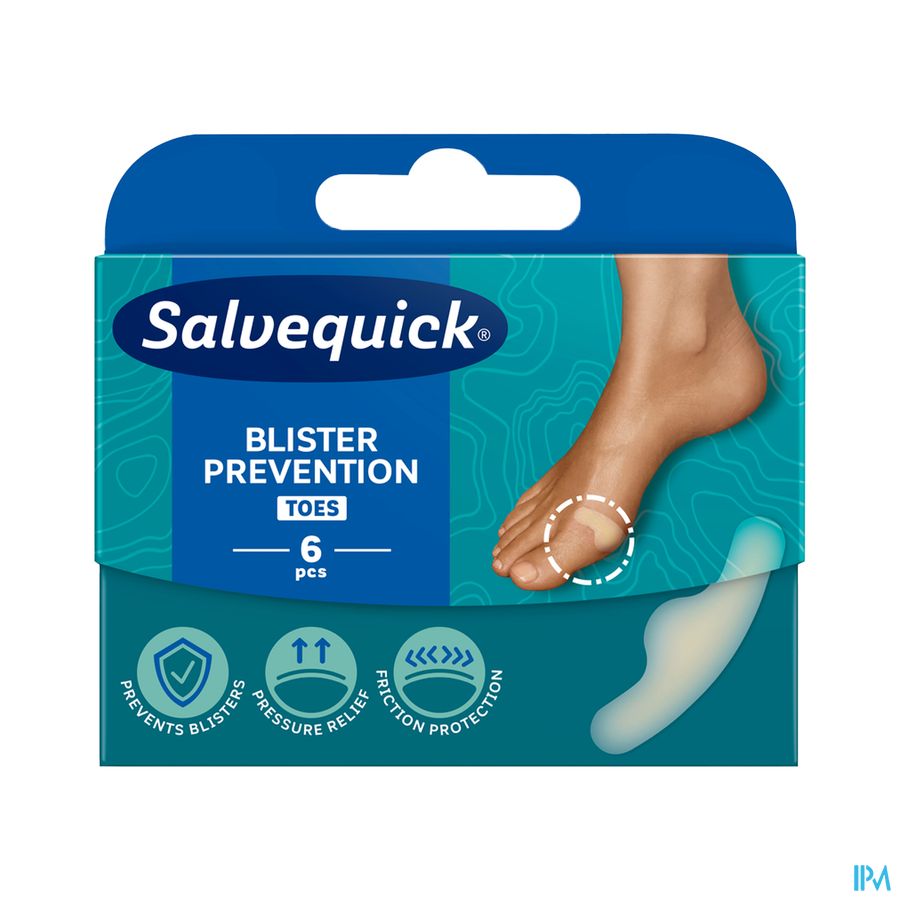 Salvequick Blister Prevention Tenen 6 1