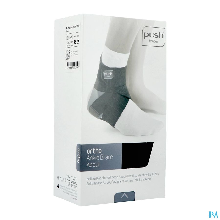 Push Ortho Enkelorthese Aequi Rechts 31-34cm T2 1