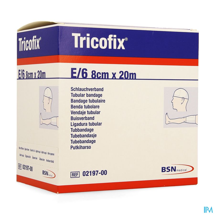 Tricofix E 20m X 6,0-8,0cm 1 219700 Tricofix E 20m X 6,0-8,0cm 1 219700